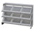 Quantum QPRHA-109CL 36" W x 12.5" L x 23" H Sloped Bench Style Pick Rack