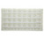 Quantum QLP-3619HC-220-32CL 36" L x 8" D x 19" H Oyster White Enamel Heavy Duty 16 Ga. Steel with 32 Clear Bins Louvered Panel
