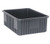 Quantum DG93080CO 22.5" L x 17.5" W x 8" H Black Dividable Grid Container