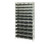 Quantum WR12-108CO 36" W x 18" D x 74" H Overall Size Chrome Plated Finish Bin Wire Shelving System