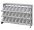 Quantum QPRHA-101CL 36" W x 12.5" L x 23" H Sloped Bench Style Pick Rack