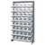 Quantum QPRS-202CL 36" W x 12" D x 60" H Sloped Single Sided Pick Rack