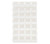 Quantum QLP-3661HC-240-28CL 36" L x 15" D x 61" H Oyster White Enamel 16 Gauge Steel Heavy-Duty Wall Mounted Louvered Panel
