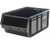 Quantum QMS743BR 29" L x 18.38" W x 11.88" H Black Polypropylene Magnum Bin