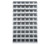 Quantum QLP-3661-230-60CL 36" L x 11" D x 61" H Gray Enamel Heavy Duty 16 Ga. Steel with 60 Clear Bins Louvered Panel