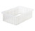 Quantum DG92050CL 16.5" L x 10.88" W x 5" H Clear Dividable Grid Container