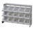 Quantum QPRHA-102CL 36" W x 12.5" L x 23" H Sloped Bench Style Pick Rack