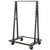 Quantum TTD-30 30" D Black Steel Double Sided Removable Tray Truck