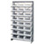 Quantum QPRS-209CL 36" W x 12" D x 63.5" H Sloped Single Sided Pick Rack