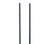 Quantum QTR70 70" H Black Powder Coated Steel Tip Out Bin Rails
