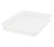 Quantum DG93030CL 22.5" L x 17.5" W x 3" H Clear Dividable Grid Container