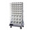 Quantum QMD-36H-230240CL 36" W x 30" D x 72" H Gray Enamel Coated Steel Louvered Rack