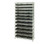 Quantum WR12-110CO 36" W x 18" D x 74" H Overall Size Chrome Plated Finish Bin Wire Shelving System