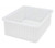Quantum DG93080CL 22.5" L x 17.5" W x 8" H Clear Dividable Grid Container