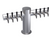 Krowne KMT-8S 8 Faucets Stainless Steel Countertop Krowne Max-T Style Tower