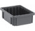 Quantum DG91035CO 11.88" L x 8.25" W x 3.5" H Black Dividable Grid Container