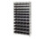 Quantum WR12-104CO 36" W x 18" D x 74" H Overall Size Chrome Plated Finish Bin Wire Shelving System