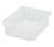 Quantum DG91035CL 11.88" L x 8.25" W x 3.5" H Clear Dividable Grid Container