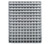 Quantum QLP-4861-220-165CL 48" L x 8" D x 61" H Gray Enamel Coated 16 Gauge Steel Heavy-Duty Wall Mounted Louvered Panel