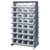 Quantum QPRD-207CL 36" W x 24" L x 63.5" H Sloped Double Sided Pick Rack