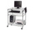 Quantum M2430CLAN 30" W x 24" D x 34" H Chrome Plated Computer or LAN Workstation