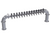Krowne KPTP-14S 14 Faucets Stainless Steel Countertop Krowne Pass Through Pipe Tower