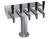 Krowne KTH-5S 5 Faucets Stainless Steel Countertop Krowne T-Head Tower