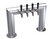 Krowne KPTU-4S 4 Faucets Stainless Steel Countertop Krowne Pass-Thru Tower