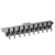 Krowne KUC-10S 10 Faucets Stainless Steel Underbar Krowne Undercounter Tower