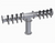 Krowne KPTH-8S 8 Faucets Stainless Steel Countertop Krowne Pipe T-Head Tower