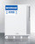 Summit FF6W7BZADALHD 5.5 Cu. Ft. White 1 Full Hinged Solid Door All-Refrigerator - 115 Volts