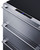 Summit SP6DS3D 4.9 Cu. Ft. Stainless Steel Solid Door Three-Section Drawer All Refrigerator - 115 Volts