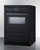 Summit TEM665CW 2.92 Cu. Ft. Black Porcelain and Steel Induction Smooth-Top Range - 220 Volts