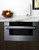 Summit MDR30SS 1.2 Cu. Ft. Black Stainless Steel Door Gray Cabinet Drawer Microwave - 115 Volts