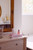 Summit LX114LPTP 0.85 Cu. Ft. Pink Glass 1 Door BeautiFridge Cosmetics Refrigerator - 115 Volts