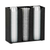 Dispense-Rite CTCO-3BT 3-Section Black Polystyrene Countertop or Wall Mount Portion Cup and Lid Organizer