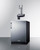 Summit SBC7BRSFLTWCFADA 23.63" W Stainless Steel Flat Top Floating Tap Built-In Cold Brew Coffee Kegerator - 115 Volts