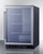 Summit SCF475 23.38" W Stainless Steel Built-In Glass Door Commercial Freezer - 115 Volts