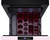 Summit LX1DP 0.8 Cu. Ft. Black Sliding 1 Door BeautiFridge Cosmetics Refrigerator - 115 Volts