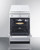 Summit WEM665W 2.92 Cu. Ft. Induction Smooth-Top Range - 220 Volts