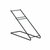 Dispense-Rite WR-STAND 5.75" W Black Stand Wire Angled Stand