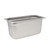 Omcan USA 80269 6" Deep Stainless Steel Solid 0.33 Size Steam Table Pan
