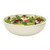 Cambro RSB15CW148 11.2 Qt. 15" Dia. Round Ribbed Dishwasher Safe Polycarbonate White Camwear Bowl - 4 Cases