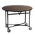 Lakeside 74415 40" W Plastic Laminated Wood Round Top Space-Saver Series Room Service Table