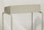 Lakeside 216 34.75" W Stainless Steel Rectangular Tray & Silver Cart