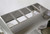 Lakeside 216 34.75" W Stainless Steel Rectangular Tray & Silver Cart