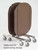 Lakeside 74405 43" W Plastic Laminated Wood Oval Simplicity Series Room Service Table
