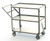 Lakeside 158859 500 Lbs. Stainless Steel 3 Shelves Easy-Tow Classroom Meal Delivery Cart