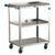 Lakeside 411 500 Lbs. Stainless Steel 3 Shelves Utility Cart