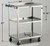 Lakeside 411 500 Lbs. Stainless Steel 3 Shelves Utility Cart